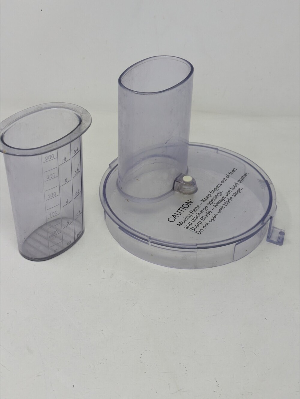 BRAUN Food Processor (4259 4243 4258 4261 4262) REPLACEMENT PARTS: Lid w/Pusher